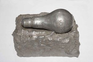 Light Bulb I 1958 Sculptured metal 